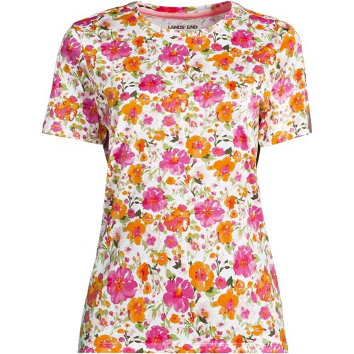 Chemise Femme Lands' End En Flanelle - Taille 10 (M) Multicolore, à Carreaux, Manches Longues - Occasion Très Bon état