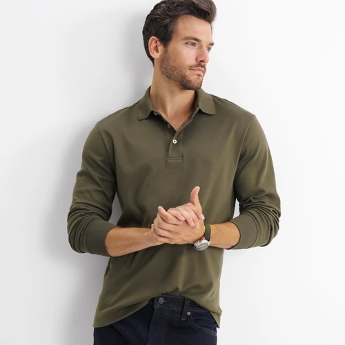 Polos mit langen &Auml;rmeln