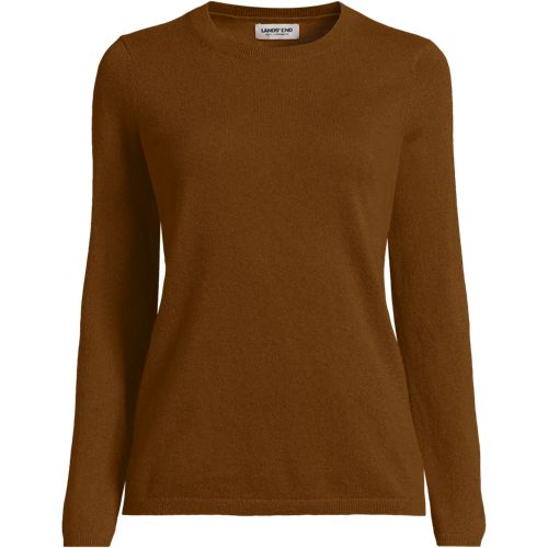 Sweat à Col Rond Lands' End Femme – Orange, Taille XS (2/4), Parfait Pour Le Sport Ou Le Quotidien