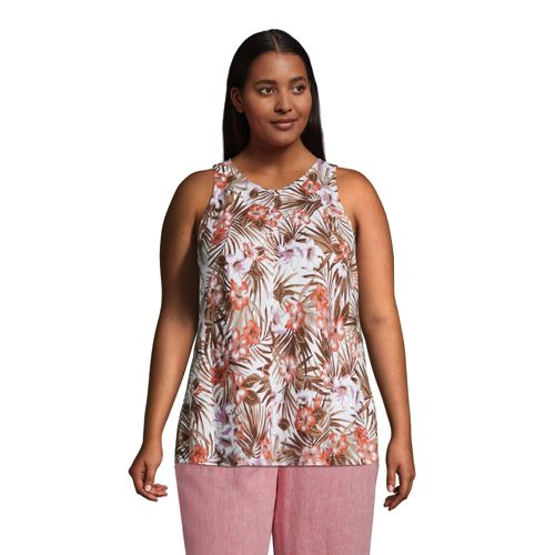 chinese dress ladies 100% Linen Swing Beach Tank Dress Giana, Charcoal Black / XXL