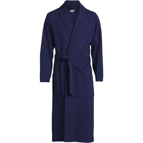 mens jersey dressing gown uk Men's Waffle summer bridesmaid dress