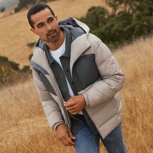 Men's Hooded Puffer Down Jacket