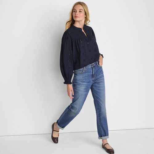 Women's Broderie Blouse