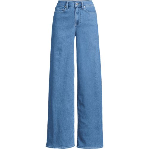 2 Paires De Jeans Taille 8 Lands' End - Coupe Bootcut - Occasion Très Bon état