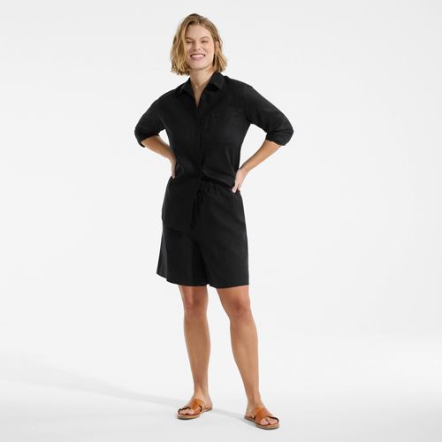 womens dress shorts uk luvamia Bermuda Shorts for Women Dressy Casual High Waisted Summer Work  Elastic Waist Pleated Dress Shorts with Pockets, Black, S : Amazon.co.uk:  Fashion