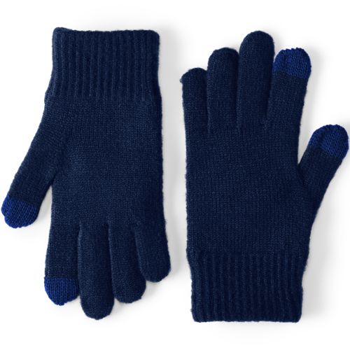 thumbnail image 2 of TrensBlue Men's Soft Knit Striped Winter Insulated Gloves - One Size, 100% Acrylic, EGL85135M 2 of 5