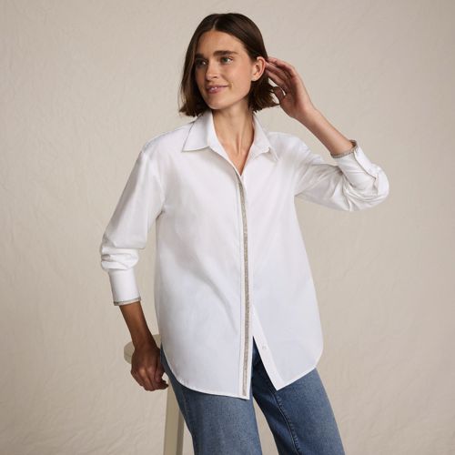 Women's Embellished Placket Shirt