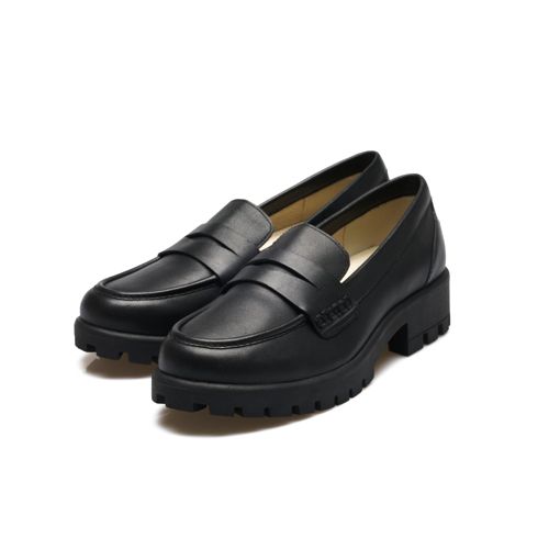 Women's Chunky Leather Loafers