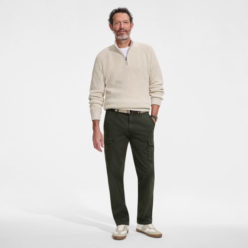 Men's Twill Trousers | Lands' End
